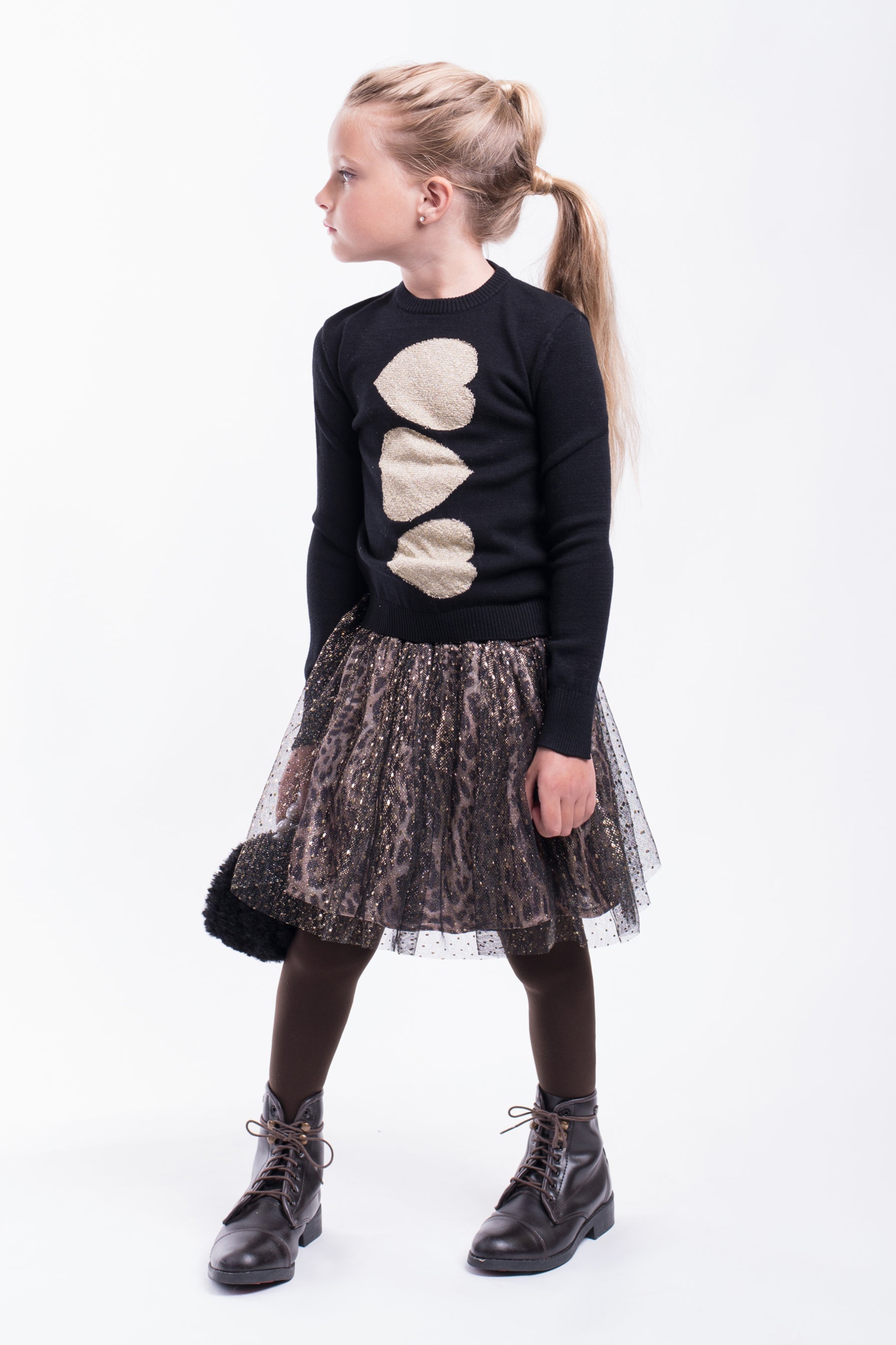 Imoga Mabel Leopard Print Girls Dress - Size 14 | Stylish & Comfortable Kids Fashion for Birthday Parties, School Events & Casual Outings