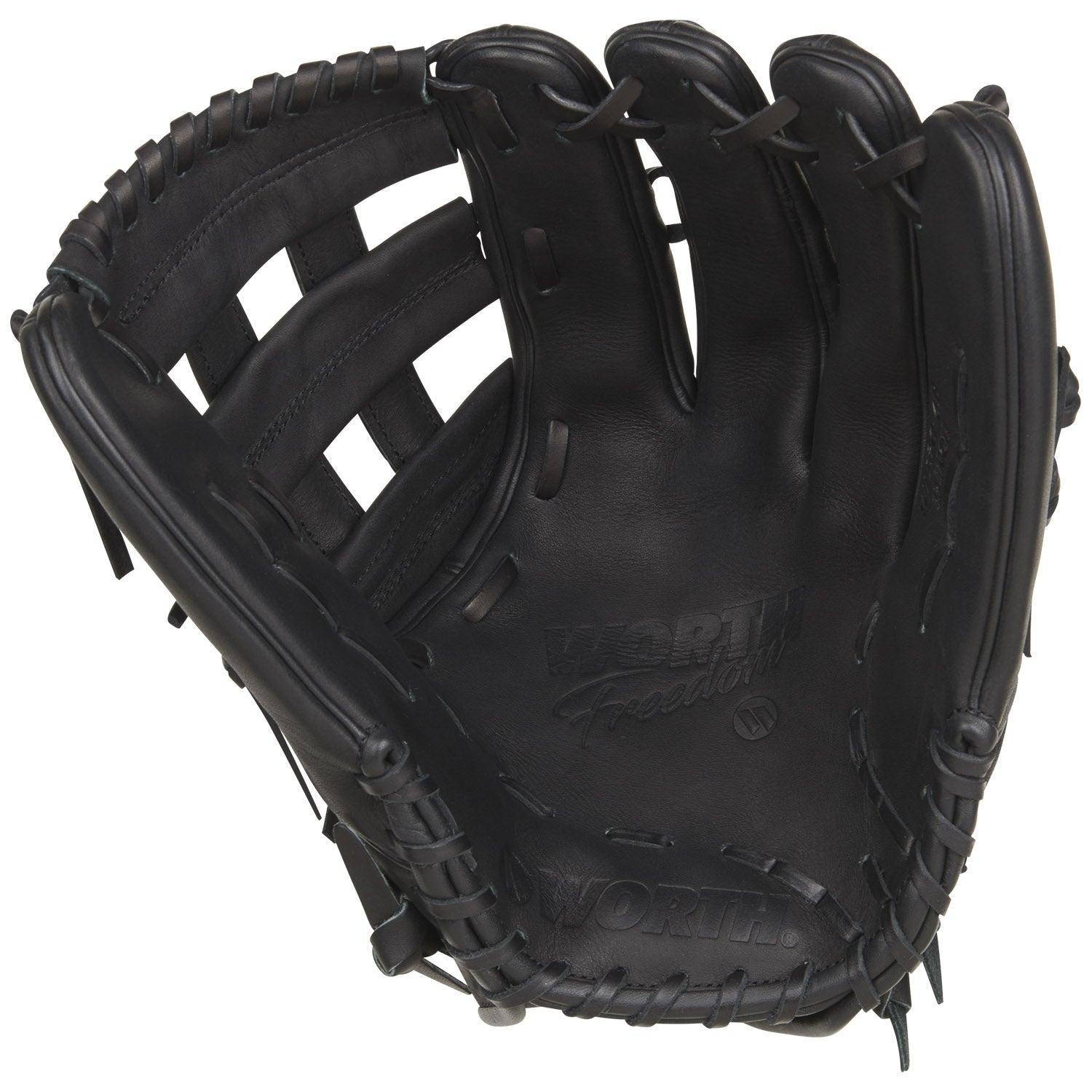 Worth Freedom Series 15 Slowpitch Fielding Glove WWF150 6B - Premium Baseball Glove for Adult Slowpitch Softball | Perfect for Outfield & Infield Practice Games