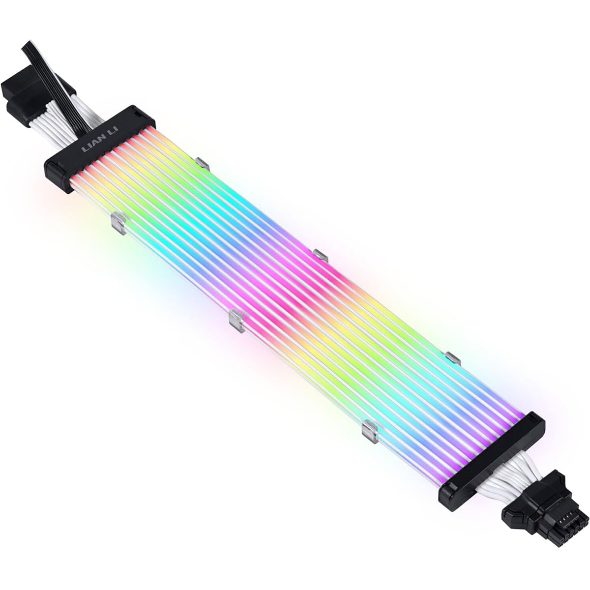Lian Li PW16-12PV2 Strimer Plus V2 RGB Power Extension Cable - 4 Pin to 4 Pin Connector - 1ft Length - for PC Build, Gaming Rig & Custom Computer Lighting Setup