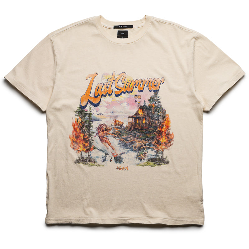 Ksubi Last Summer Ekcess T-Shirt for Men & Women - Desert Vintage Graphic Tee - Casual Streetwear for Summer Outfits, Beach Trips, and Music Festivals