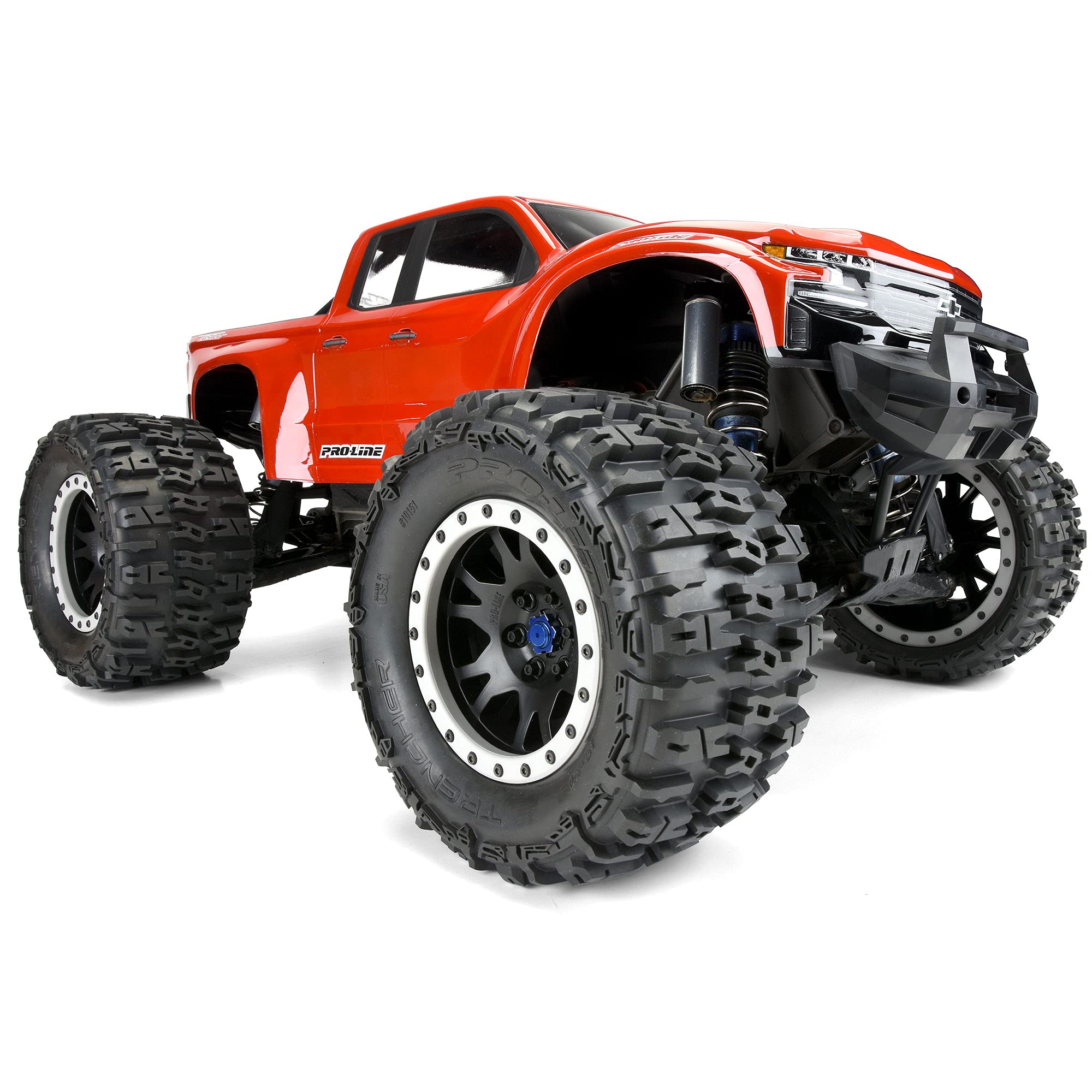 Pro-Line Racing Pre-Cut 2019 Chevy Silverado Z71 Clear Body for Traxxas X-MAXX 1/6 Scale RC Truck (PRO350717) - Perfect for Off-Road Racing & RC Car Customization