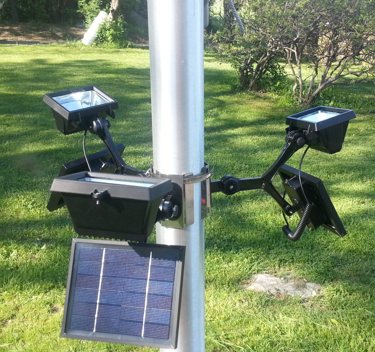 Commercial Solar Flagpole Light - Waterproof Outdoor Flag Light for 24/7 Illumination - Perfect for US Flag, Garden, and Patriotic Displays
