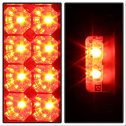 Spyder Auto 5078179 LED Tail Lights - Black/Smoked Lens - High Visibility Brake Lights - Compatible with Select Car Models - Perfect for Night Driving & Enhanced Safety