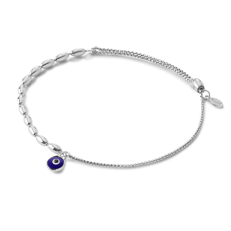 Evil Eye Protection Bracelet with Pull Chain - Stylish Handmade Beaded Jewelry for Women - Perfect for Everyday Wear, Gifts & Spiritual Healing