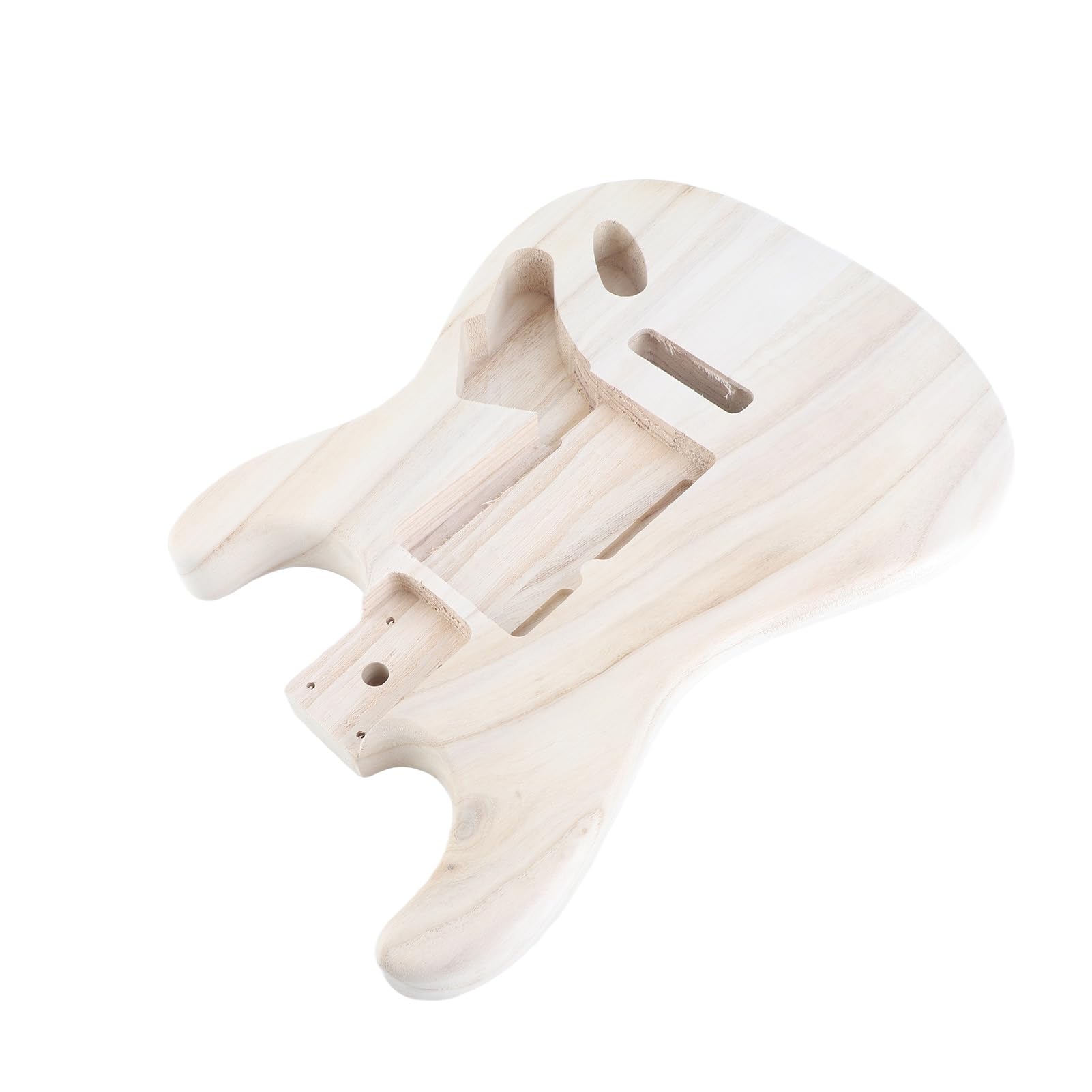 HXBER Maple Electric Guitar Body - Unfinished Polished Wood Barrel Style for DIY Guitar Builders | Perfect for Custom Electric Guitar Projects & Replacement Parts