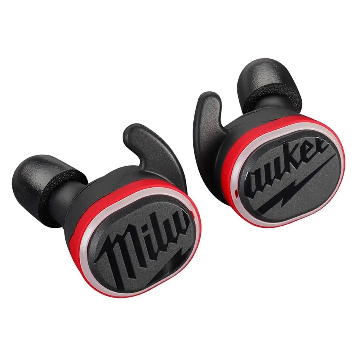 Milwaukee 2191-21 REDLITHIUM USB Bluetooth Jobsite Ear Buds - Wireless Noise Cancelling Earbuds for Construction, Work & Outdoor Activities