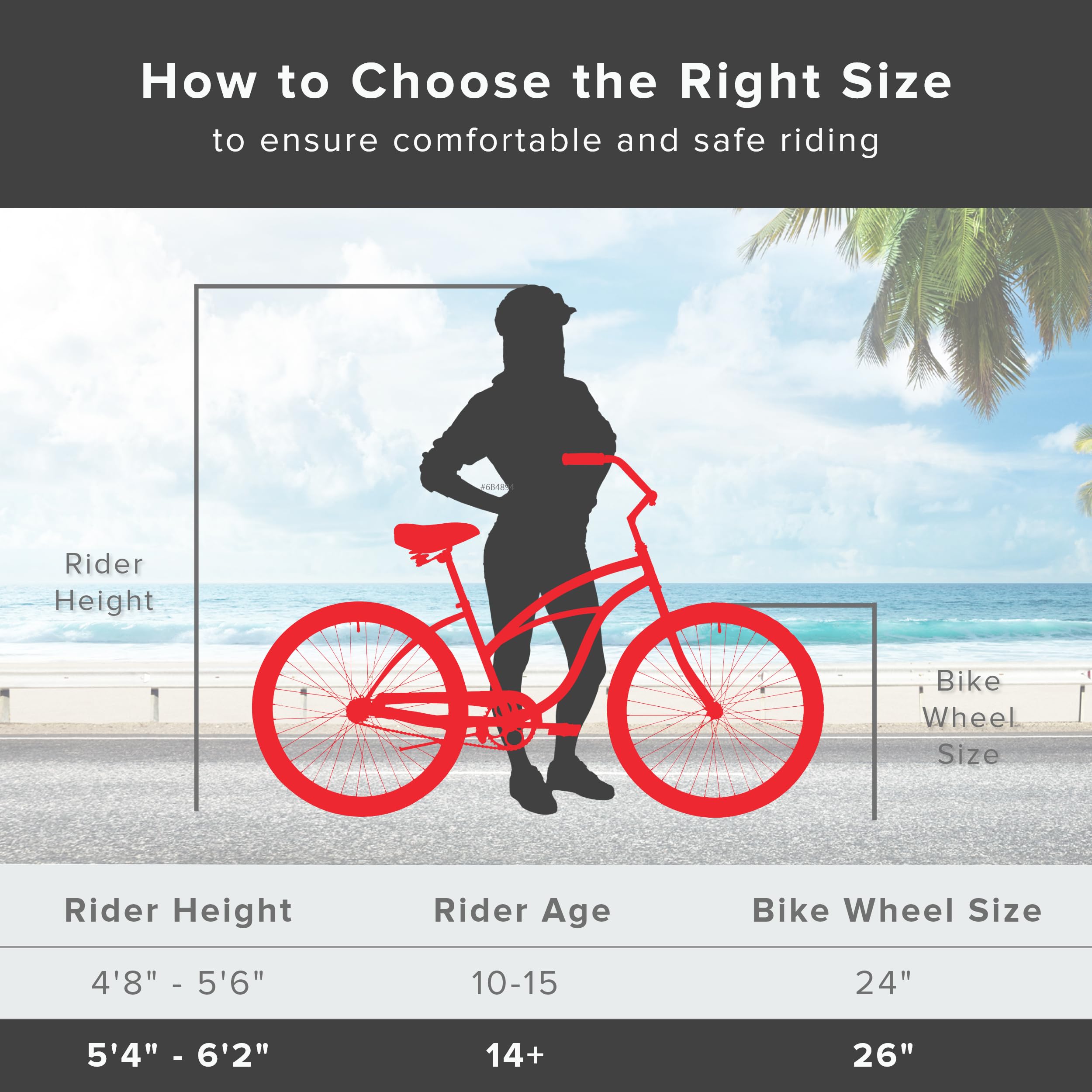 Firmstrong Urban Lady Beach Cruiser Bicycle - Comfortable Women's Bike for Leisure, Commuting & Beach Rides - Perfect for Coastal Cruising, City Commutes & Weekend Relaxation