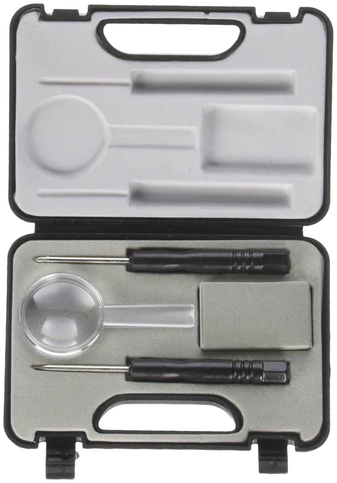 Kikkerland 12-Piece Eyeglass Repair Tool Kit - Screwdriver, Nose Pads, Screws & More - Perfect for Fixing Glasses at Home, Office or Travel