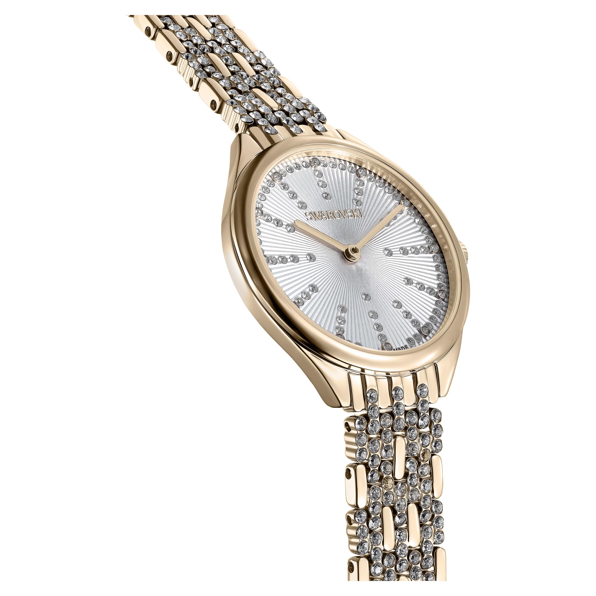 SWAROVSKI Attract Crystal Watch Collection - Luxury Women's Metal Bracelet Watch with Sparkling Crystals | Perfect for Formal Events, Weddings & Evening Occasions