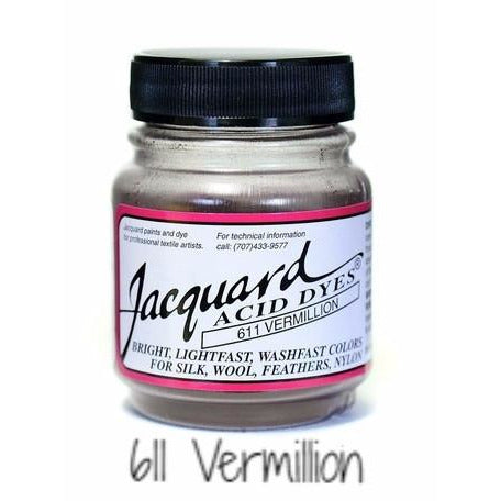 Premium Jacquard Acid Dyes - 1/2 oz (14g) Vibrant Fabric Dye for Silk, Wool & Nylon - Professional Textile Coloring for DIY, Tie-Dye & Fiber Arts Projects