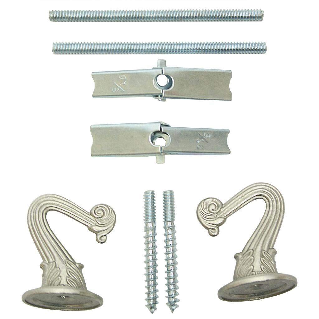 Westinghouse Pewter Swag Hooks 2 Pack for Home & Outdoor Decor