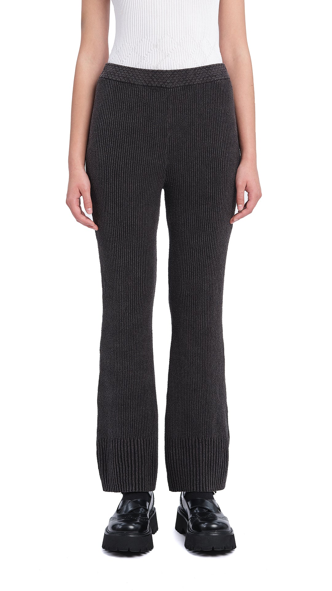 Breathable Soil Knit Yoga Pants for Women - High Waisted Stretchy Workout Leggings for Yoga, Gym & Lounge