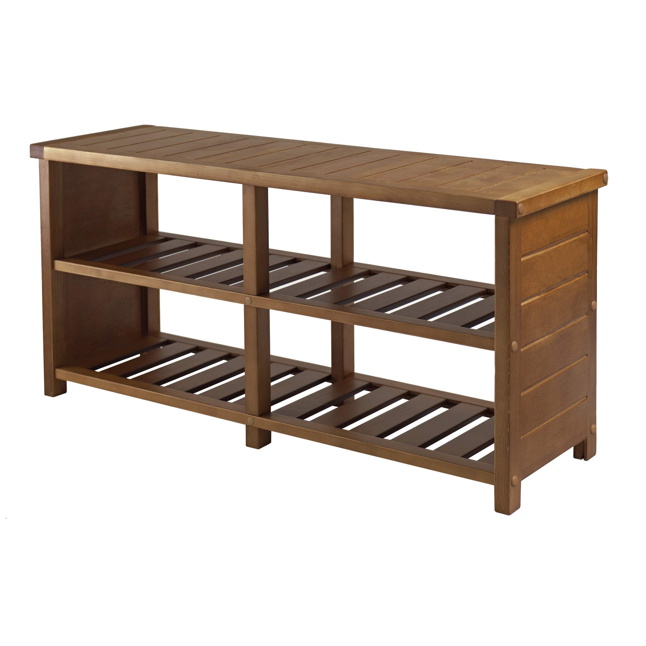 Winsome Keystone Teak Storage Organizer - Stylish Home & Office Organization Solution