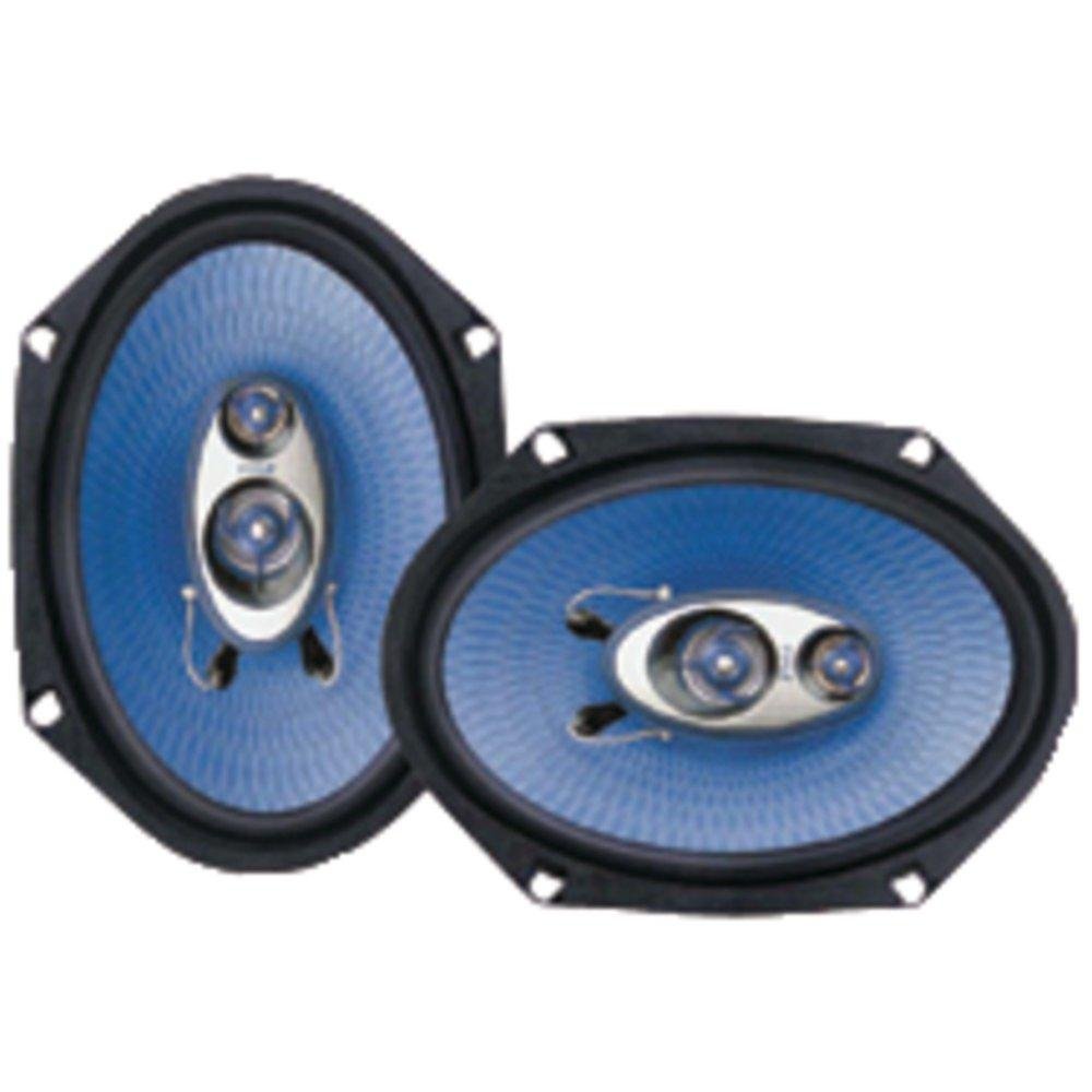 PYLE PL683BL 6x8 Inch 3-Way Blue Label Car Speakers - High Power Audio for Cars, Trucks & SUVs - Perfect for Upgrading Vehicle Sound System & Enjoying Music on the Road