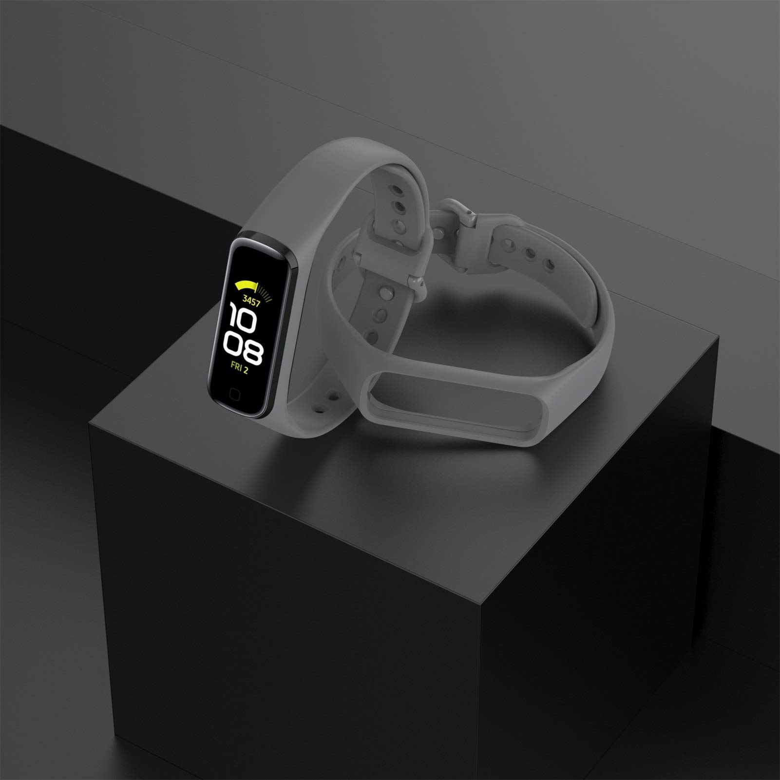 Samsung Galaxy Fit 2 Replacement Bands - Soft Silicone Watch Strap Compatible with Galaxy Fit2 R220 for Women & Men | Perfect for Workouts, Running & Daily Wear