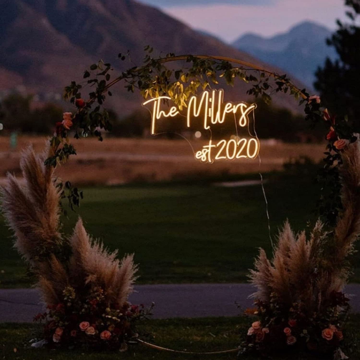 Custom LED Neon Sign for Wedding Backdrop, Engagement Party Decor - Personalized Neon Lights for Wall Decoration & Room Lighting | Perfect for Home Decor, Bars, Restaurants & Events