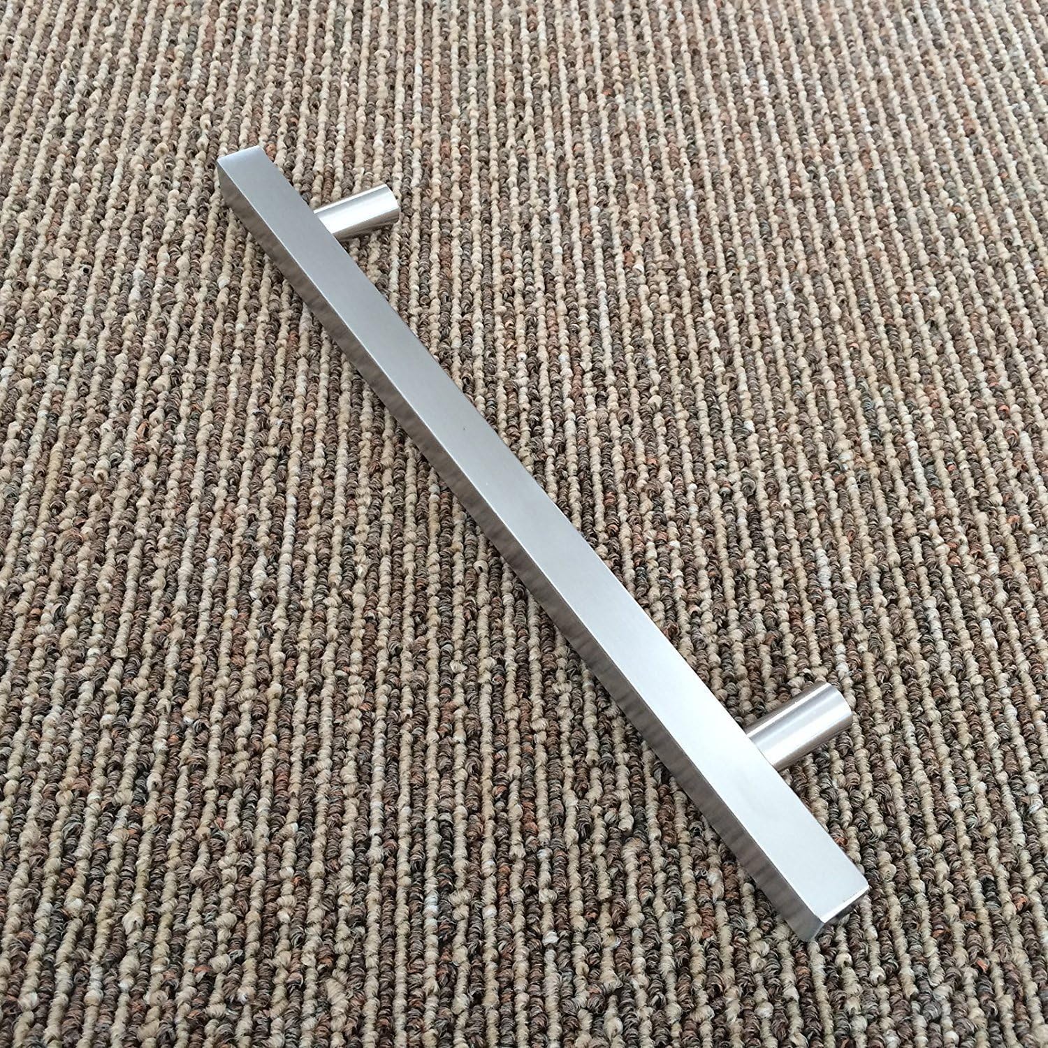 Modern Brushed Nickel Cabinet Pulls - Homdiy HD1212BSS 7.5