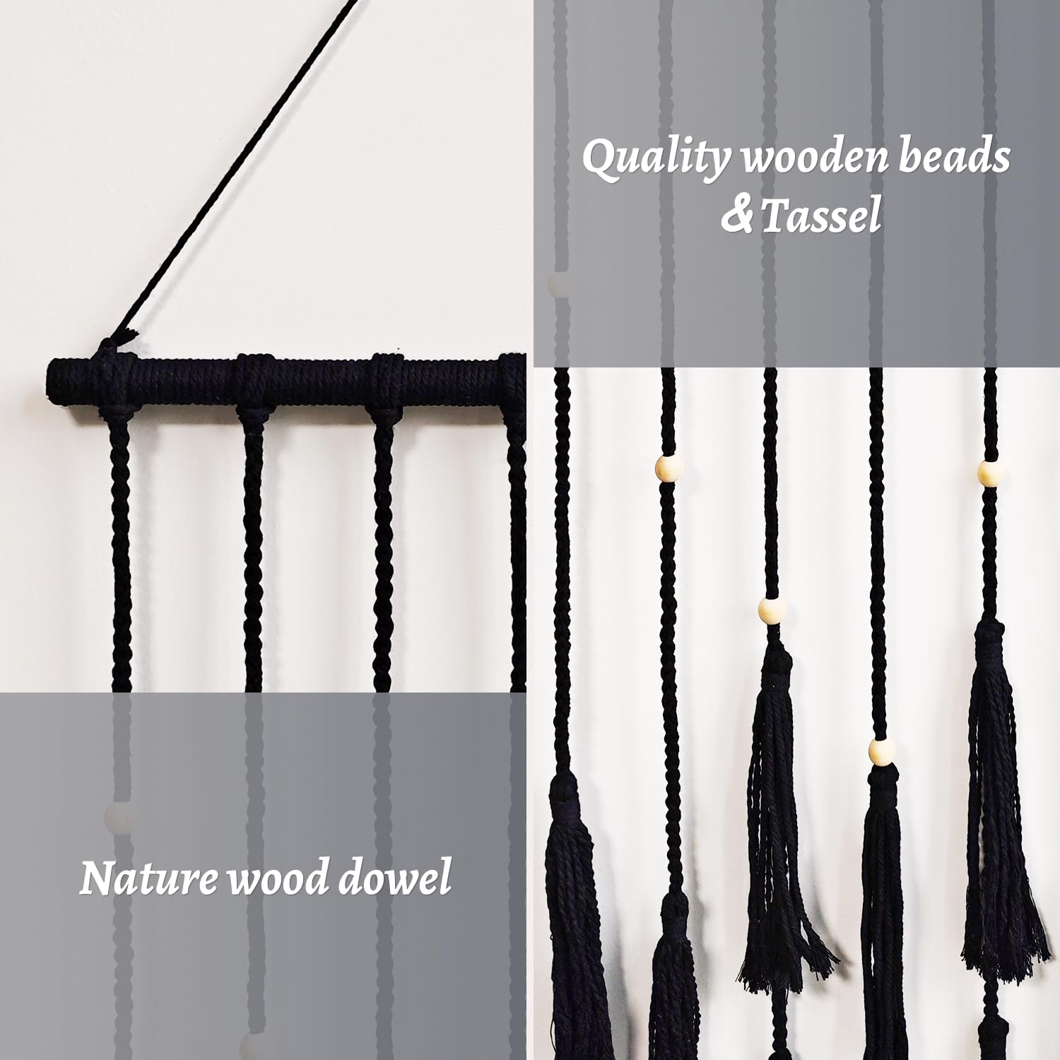 Popotop Hanging Photo Display with Clips - Boho Wall Decor for Bedroom, Nursery & Dorm - LED String Lights - Perfect Gift for Teens, Girls, Kids (Christmas, Birthday) - Display Memories, Photos & Polaroids in Style