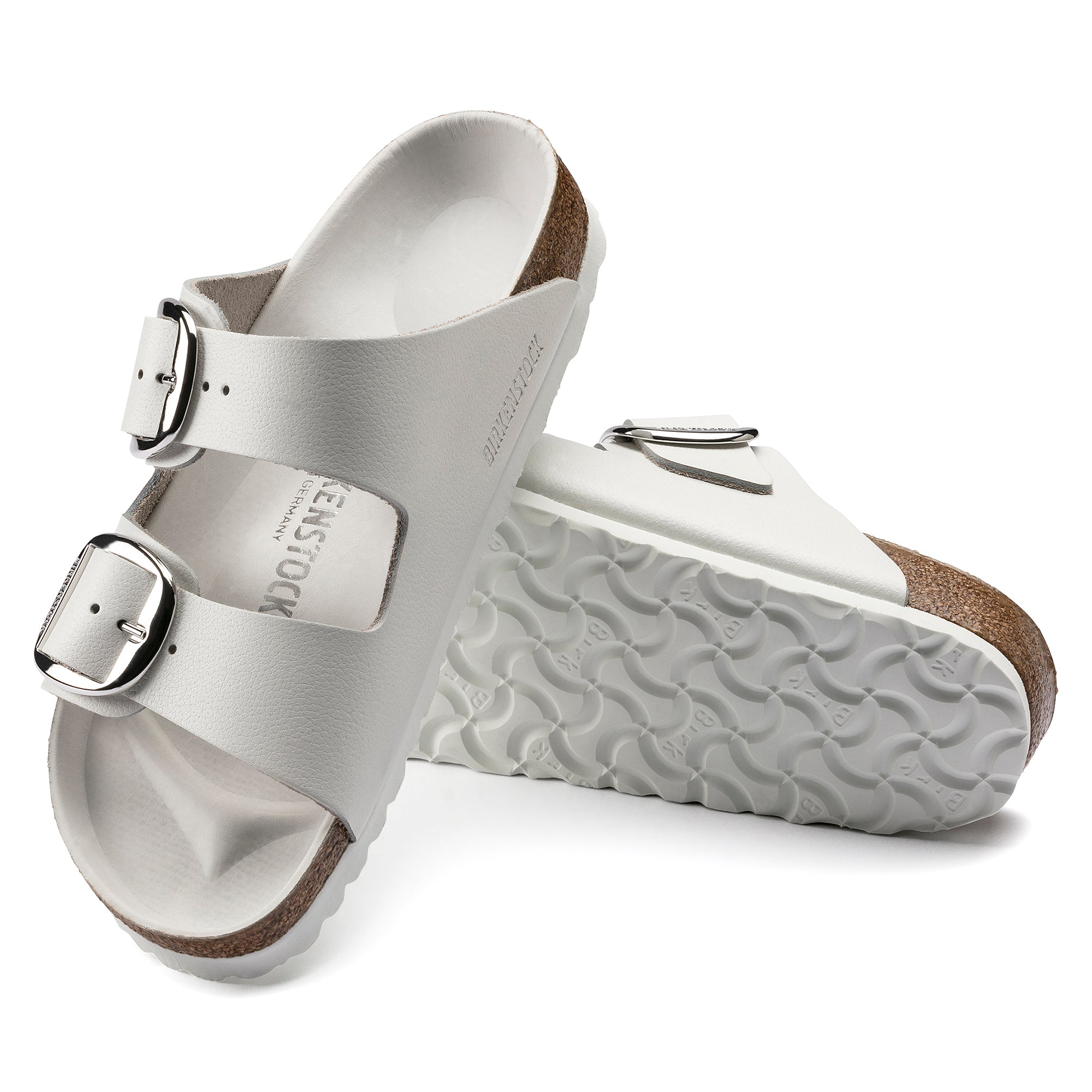 Birkenstock Arizona Big Buckle Sandals - Oiled Leather White Comfort Footwear for Women & Men | Perfect for Casual Wear, Beach, and Everyday Comfort