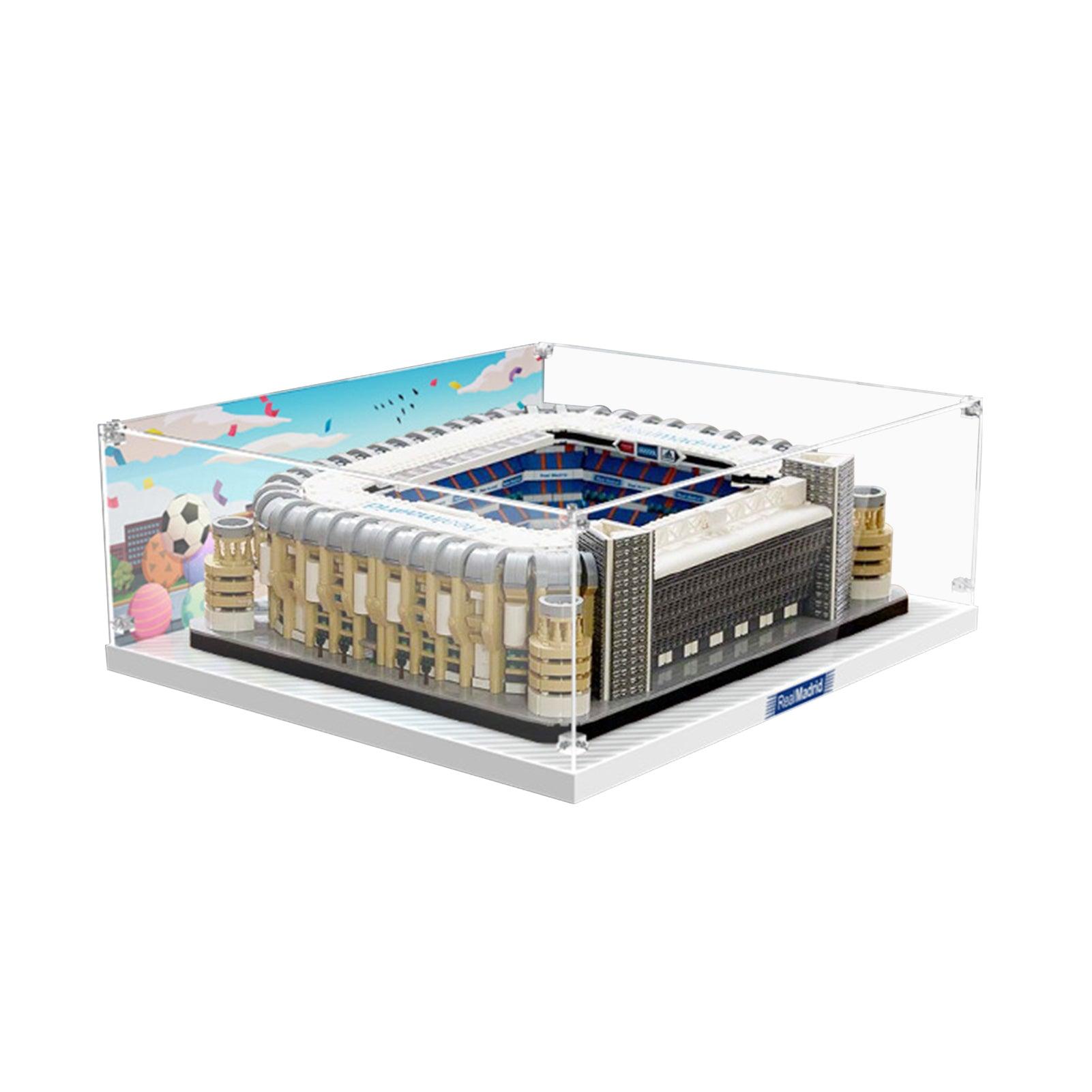 LEGO Real Madrid Santiago Bernabéu Stadium 10299 Display Case - Protective Showcase for LEGO Building Sets - Perfect for Home Decor, Office Display & Collector's Showcase