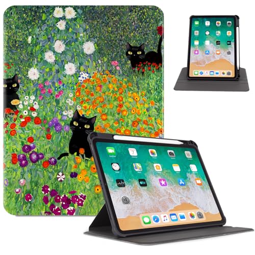 Flower Garden Cat