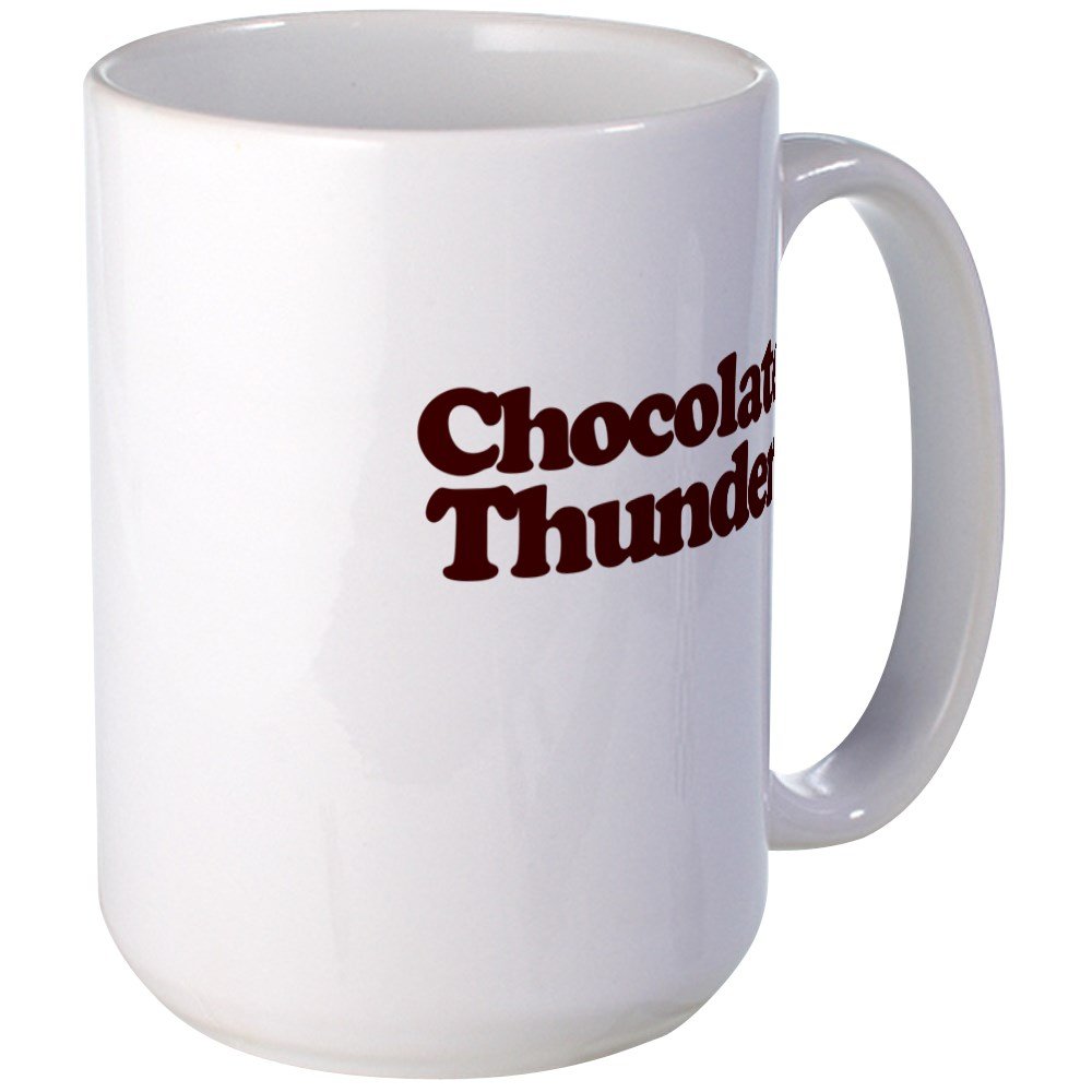 CafePress Chocolate Thunder 15 oz (444 ml) Ceramic Coffee Mug - Perfect for Hot Drinks, Office Use & Gift Giving
