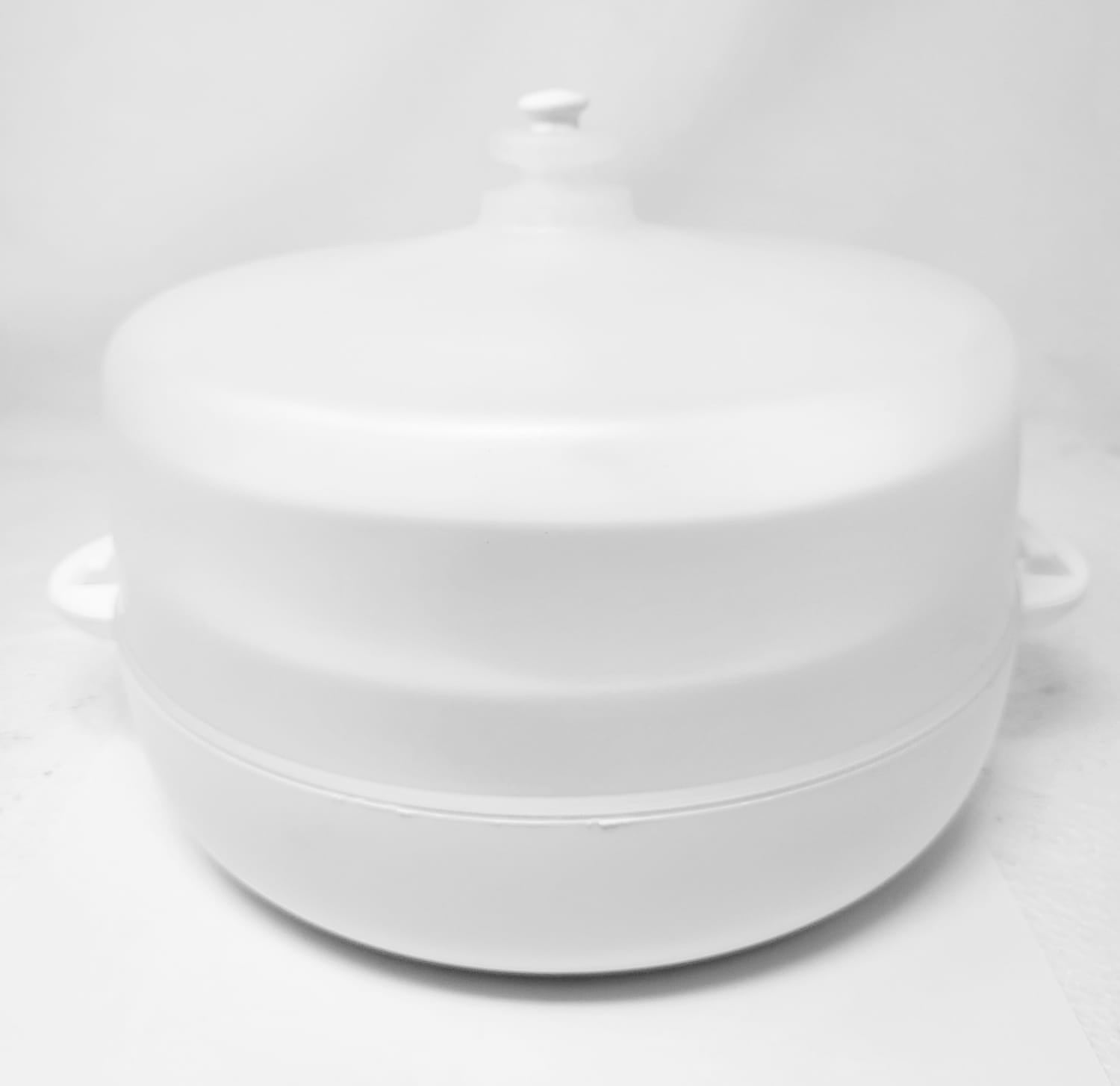 Milton Microwave Idli Maker and Steamer - 12 Idli Capacity, BPA-Free, White - Perfect for Quick & Healthy Indian Breakfast at Home or Office