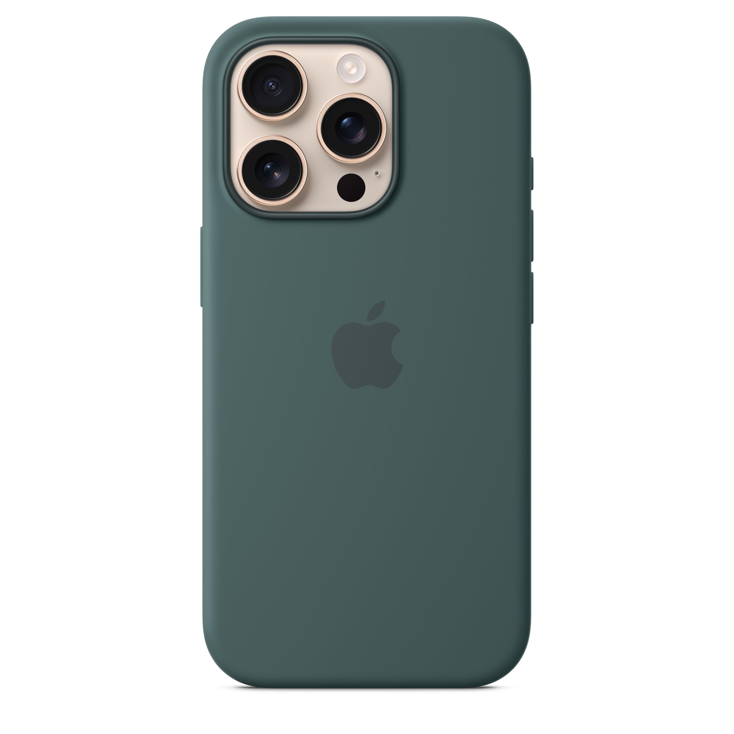 Apple iPhone 16 Pro Silicone Case with MagSafe - Premium Protective Cover, Shockproof & Scratch Resistant, Perfect Fit for Wireless Charging (Lake Green) - Ideal for Daily Use, Travel & Outdoor Activities