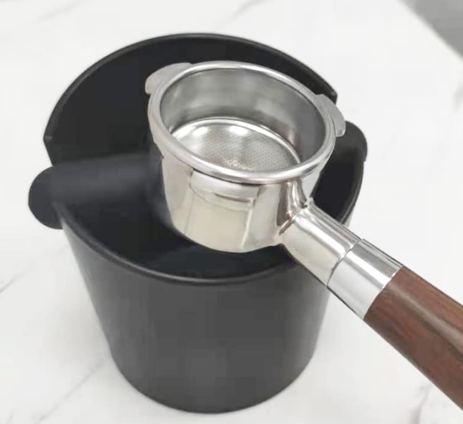 Premium Espresso Knock Box - Durable Coffee Grounds Container with Non-Slip Base for Baristas & Home Brewing | Perfect for Espresso Machines & Coffee Waste Disposal in Cafes & Kitchens