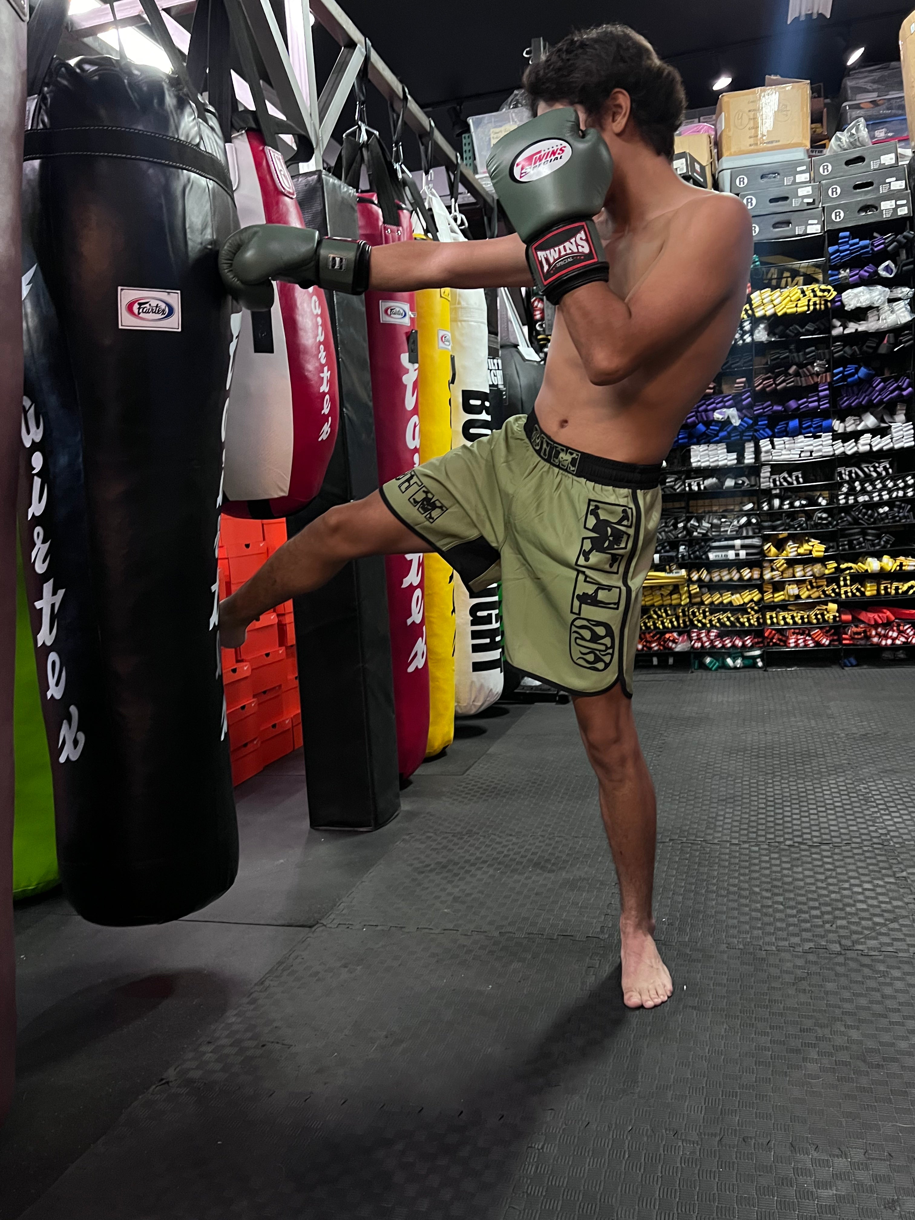 OTM FHS MMA Fight Shorts - Lightweight & Durable Training Shorts for Boxing, Muay Thai, BJJ | Perfect for MMA Fighters, Gym Workouts & Combat Sports