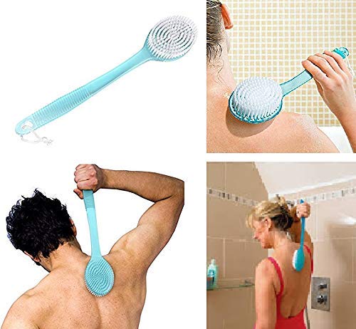 Premium Dry Body Brush with Long Handle - Exfoliate & Remove Dead Skin for Men & Women - Ideal for Cellulite Reduction, Lymphatic Drainage & Spa-Like Skin Care at Home