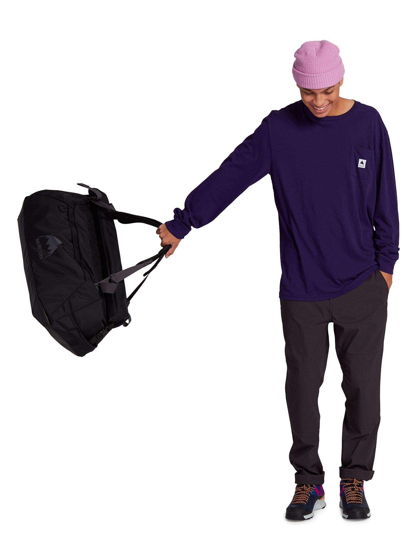 Burton Multipath 60L Expandable Duffel Bag - Waterproof Travel Duffel for Hiking, Camping & Air Travel - Large Capacity Carry-On Luggage for Outdoor Adventures