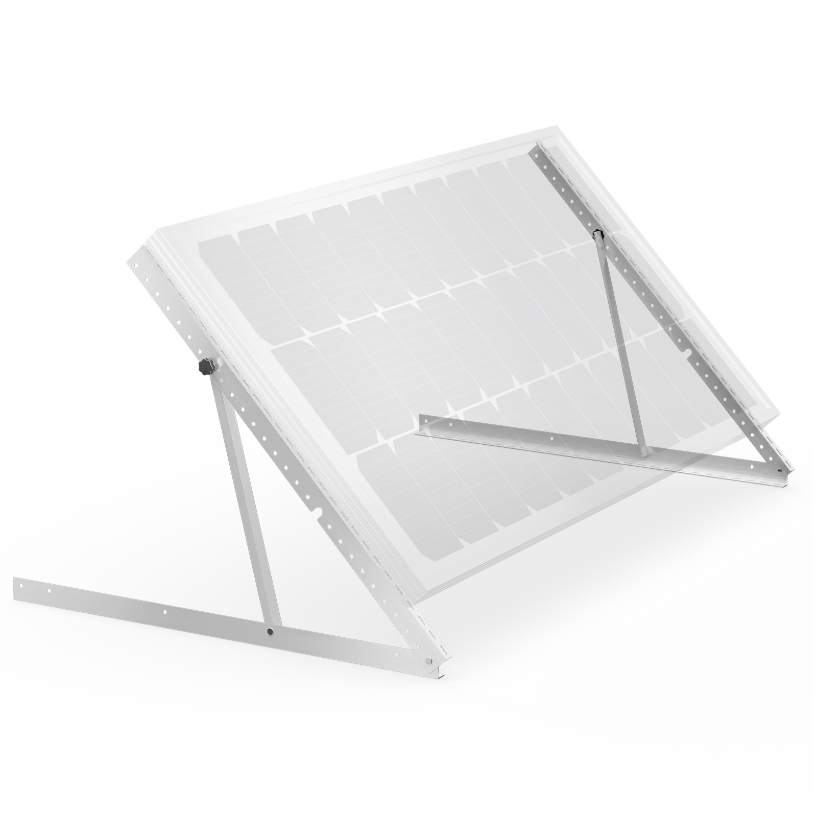 BougeRV 41 Inch Solar Panel Tilt Mount Brackets - Upgraded Heavy Duty Adjustable Rack for RV, Boat & Off-Grid Systems | Perfect for Camping, Marine & Home Solar Power Installation