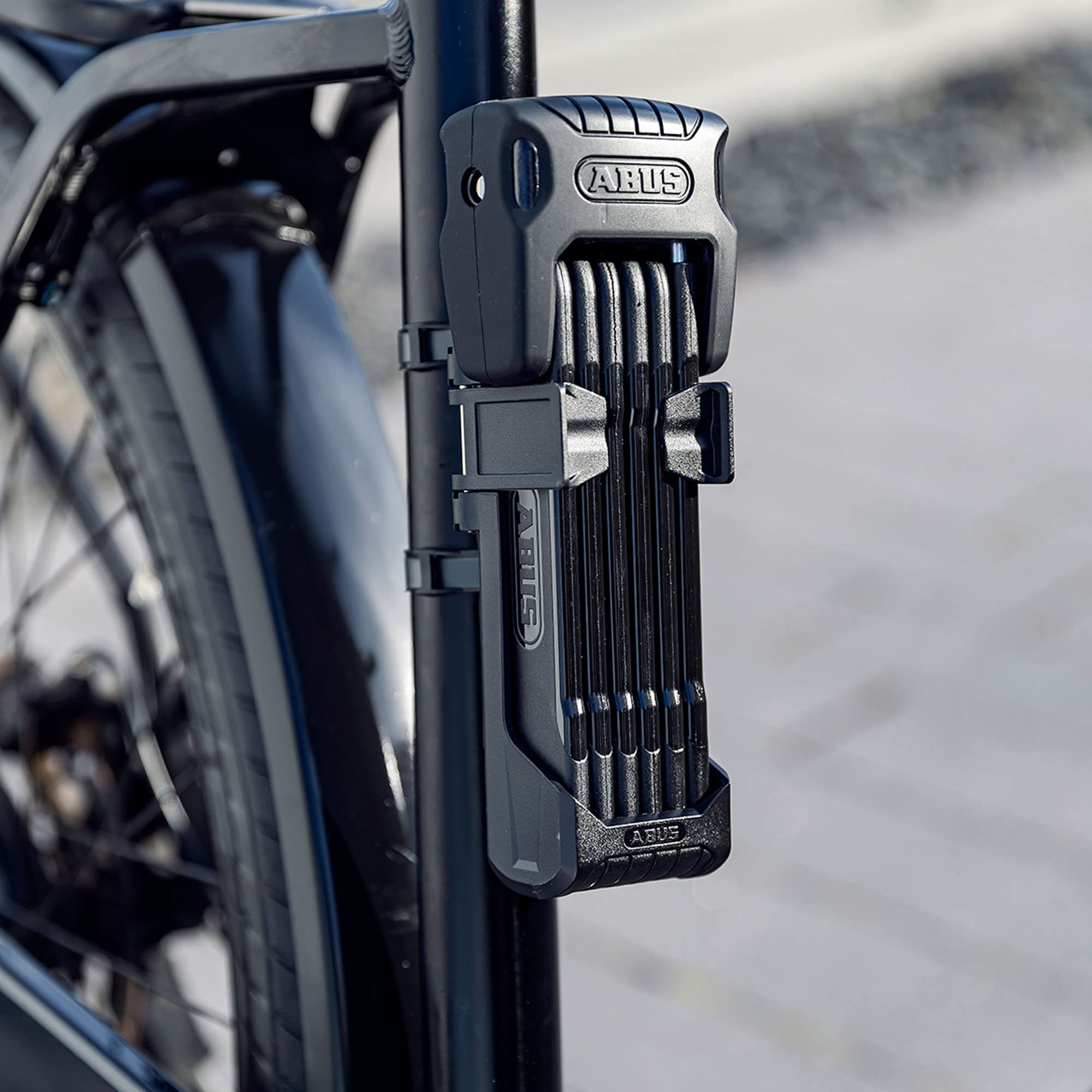 ABUS Bordo Granit 6500K Folding Bike Lock with SH Holder - High Security XPlus Cylinder (Level 15) - 90cm Anti-Theft Protection for Bicycles, Scooters & Motorcycles - Perfect for Urban Commuting & Outdoor Adventures