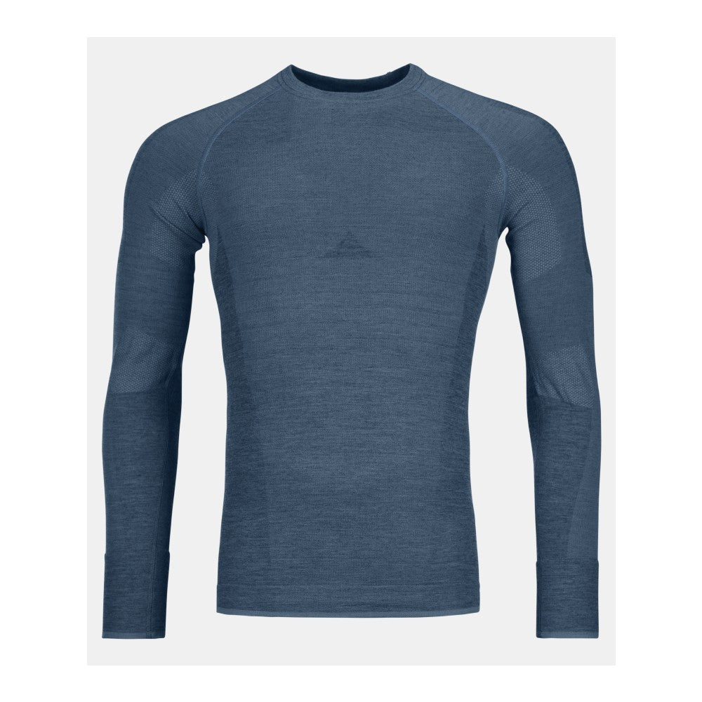 Ortovox 230 Competition Long Sleeve Base Layer Shirt for Men - Moisture Wicking & Breathable Performance Top for Hiking, Running & Outdoor Activities