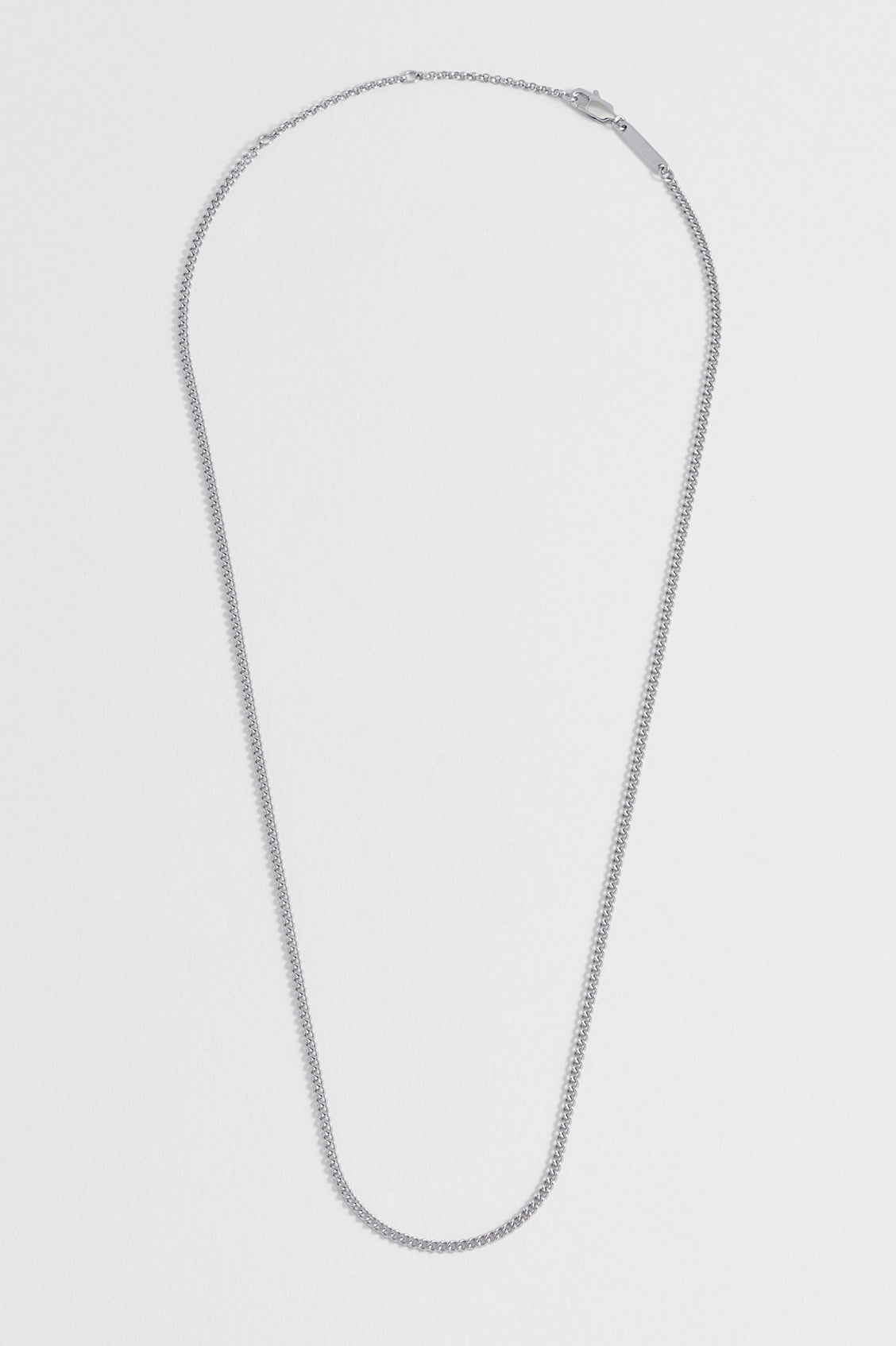 Stylish Men's Fine Curb Chain Necklace - 14K Gold Plated Stainless Steel Jewelry for Casual & Formal Wear - Perfect Gift for Him