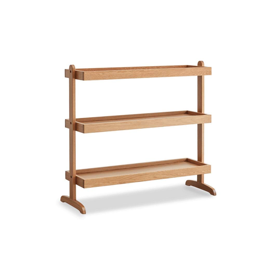 Wooden Plant Stand for Indoor Plants - Modern Flower Pot Holder for Balcony, Living Room & Home Decor - Sturdy Wooden Shelf for Potted Plants & Decorative Display