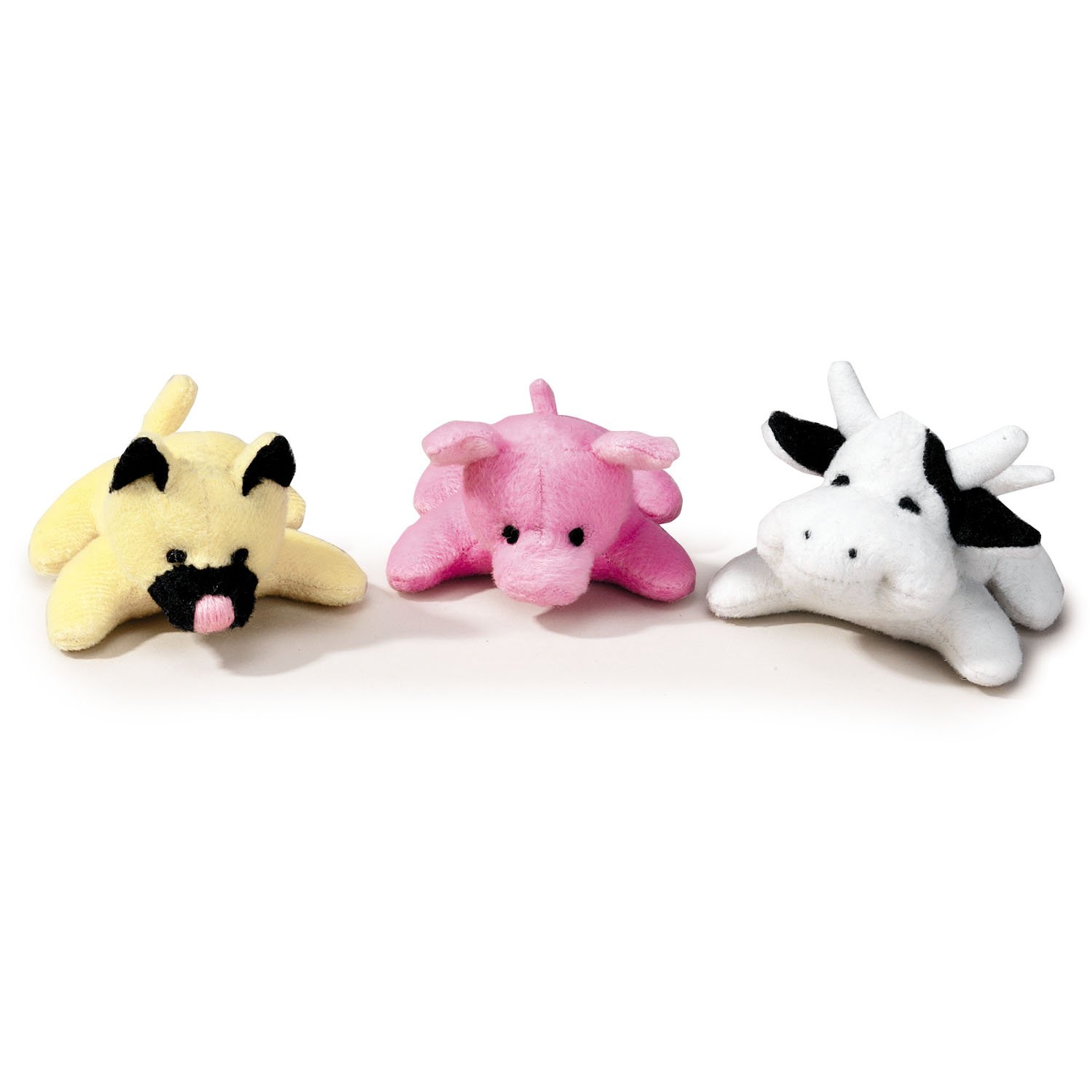 Zanies Bitty Buddy Oinkers 3-inch Squeaky Dog Toys for Small Dogs - Perfect for Indoor Playtime, Training Rewards & Puppy Teething Relief