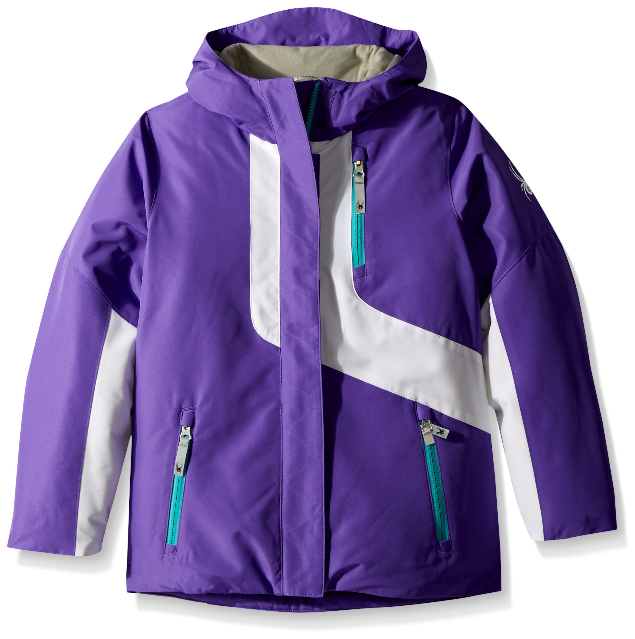 Spyder Girls Reckon 3-in-1 Waterproof Ski Jacket - Winter Snow Jacket for Girls with Removable Hood & Liner | Perfect for Skiing, Snowboarding & Outdoor Winter Activities