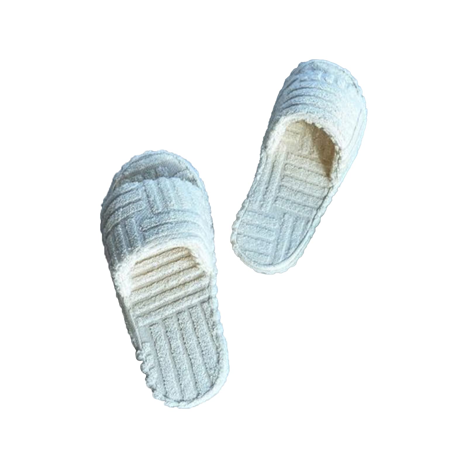 Cozy Women's Plush Slippers for Winter - Warm Fuzzy House Shoes with Thick Sole for Indoor Comfort, Perfect for Living Room & Home Use (1 Pair) - Ideal for Relaxing, Lounging & Cold Weather