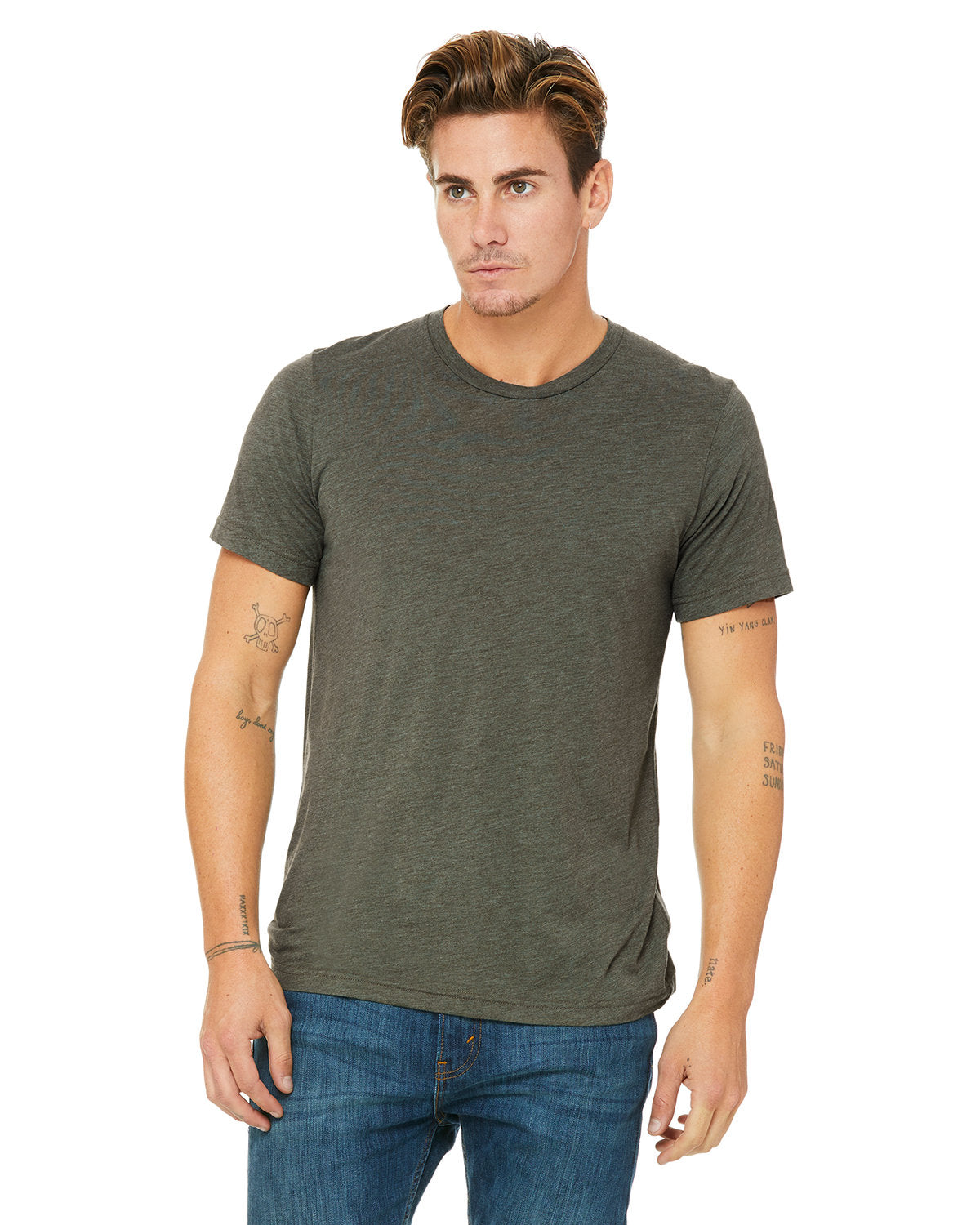 Bella + Canvas 3413C Premium Unisex Triblend T-Shirt | Soft Comfort Fit Crew Neck Tee for Men & Women | Perfect for Casual Wear, Gym & Everyday Outfits