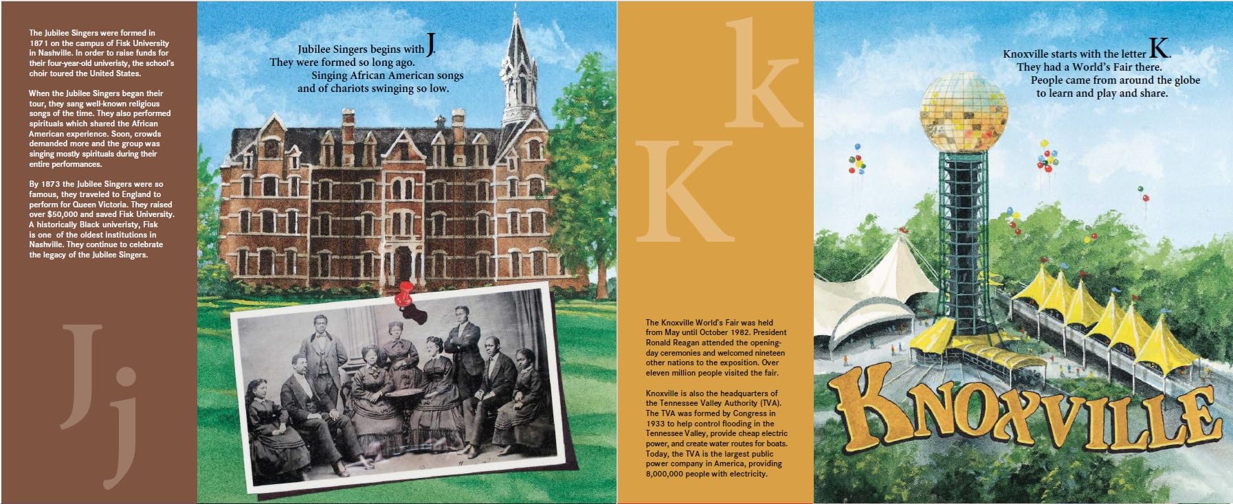 V is for Volunteer: A Tennessee Alphabet Book - Discover America State by State | Educational Children's Book for Learning US Geography & State Symbols