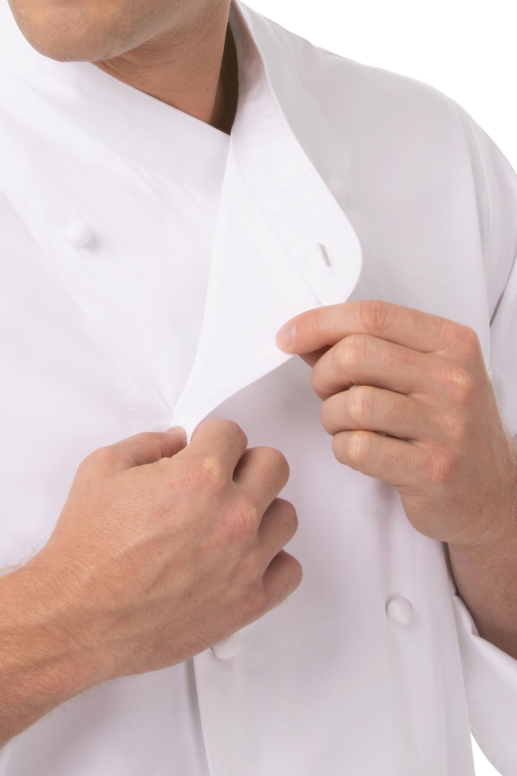 Premium Chef Coat for Men - 100% Cotton Professional Kitchen Uniform - Ideal for Chefs, Cooks & Culinary Students