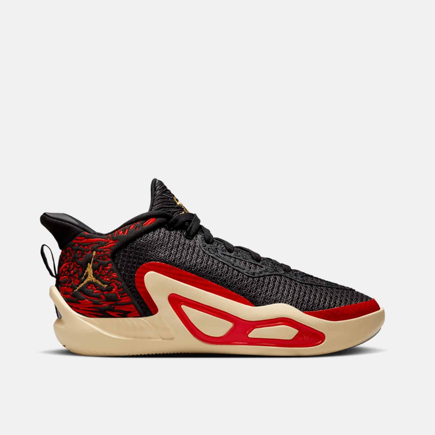 Black/Metallic Gold/University Red