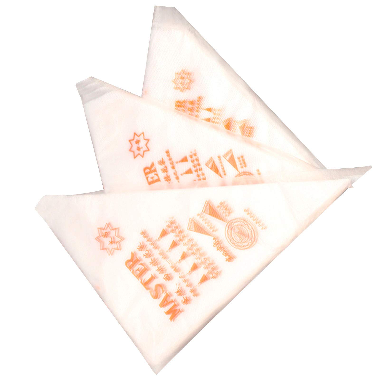 Disposable Piping Bags 100PCS - Thick Nonstick Icing Bags for Baking & Cake Decorating