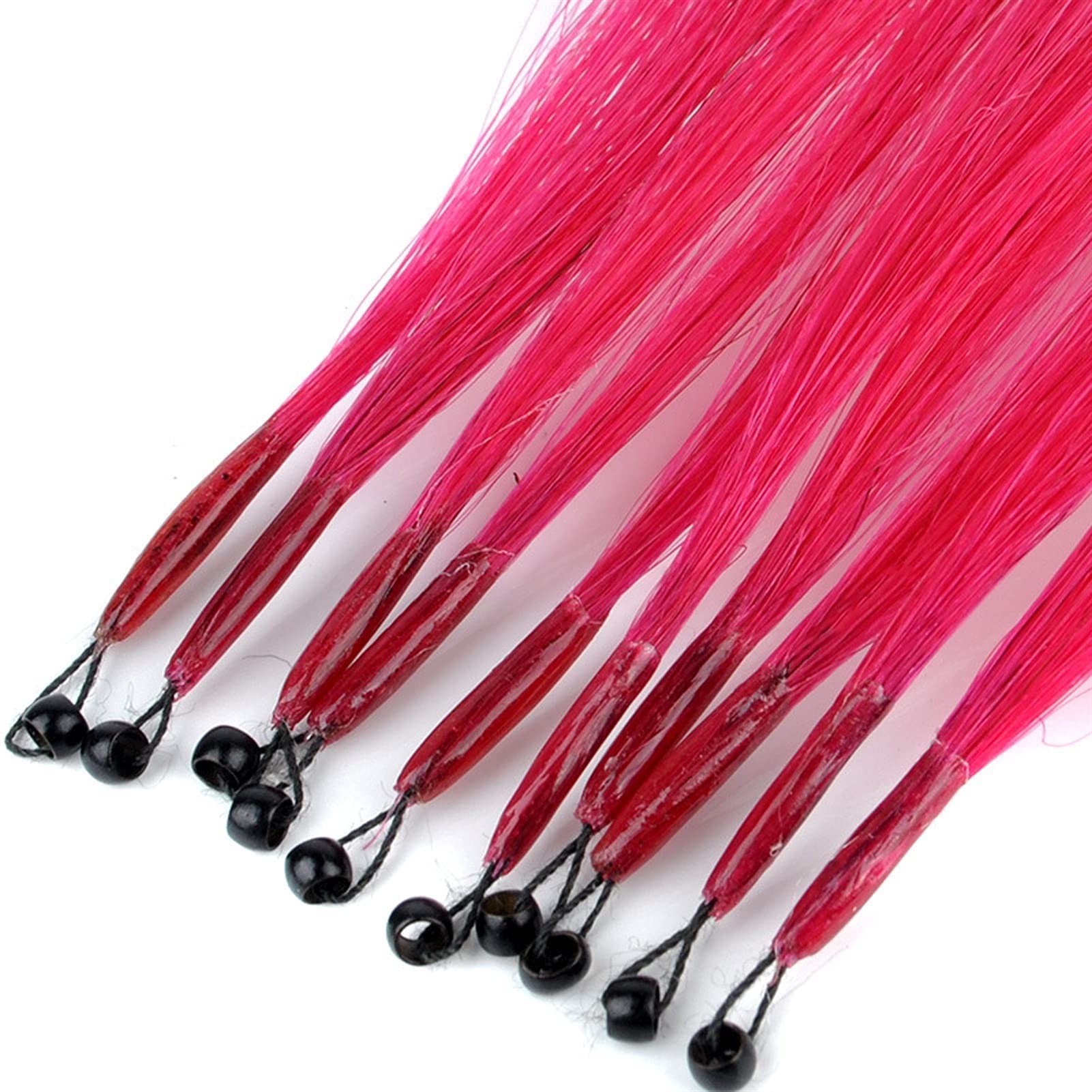 BEAUTTO 8D Human Hair Extensions - Nano Rings Invisible Seamless No Trace Hair Weft for Women & Girls (50 Strands, 50cm/20inch & 60cm/24inch) - Natural Look for Daily Wear, Parties & Special Occasions