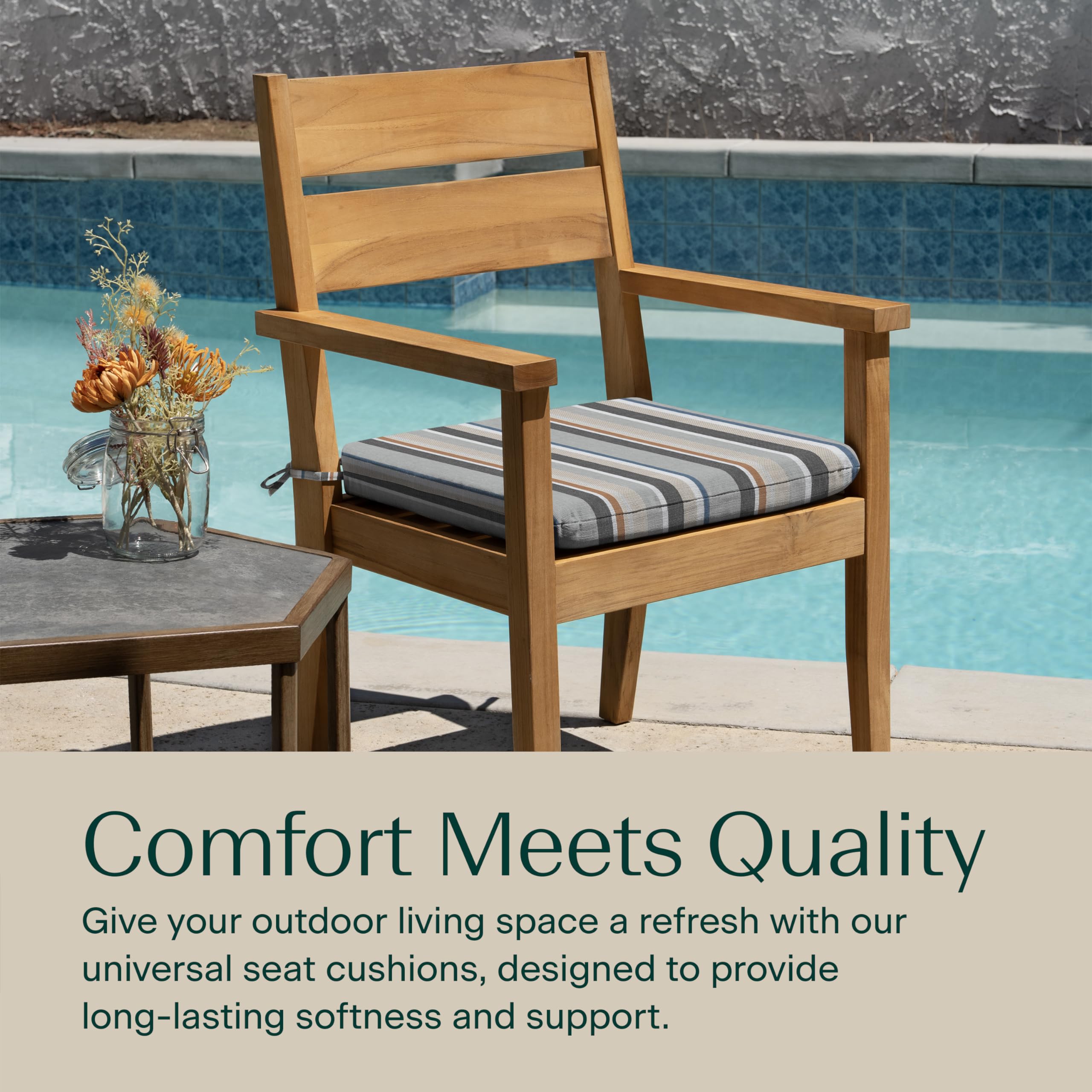 Premium Honeycomb Outdoor Universal Seat Cushion Set - 18