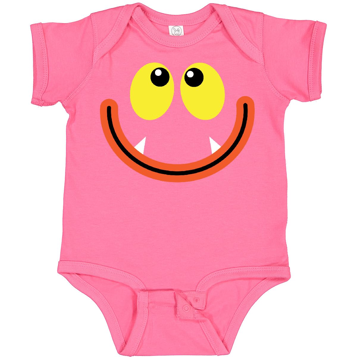 Inktastic Monster Face Baby Bodysuit - Cute & Soft Cotton Onesie for Infants & Toddlers - Perfect for Halloween, Birthday Parties & Everyday Playtime