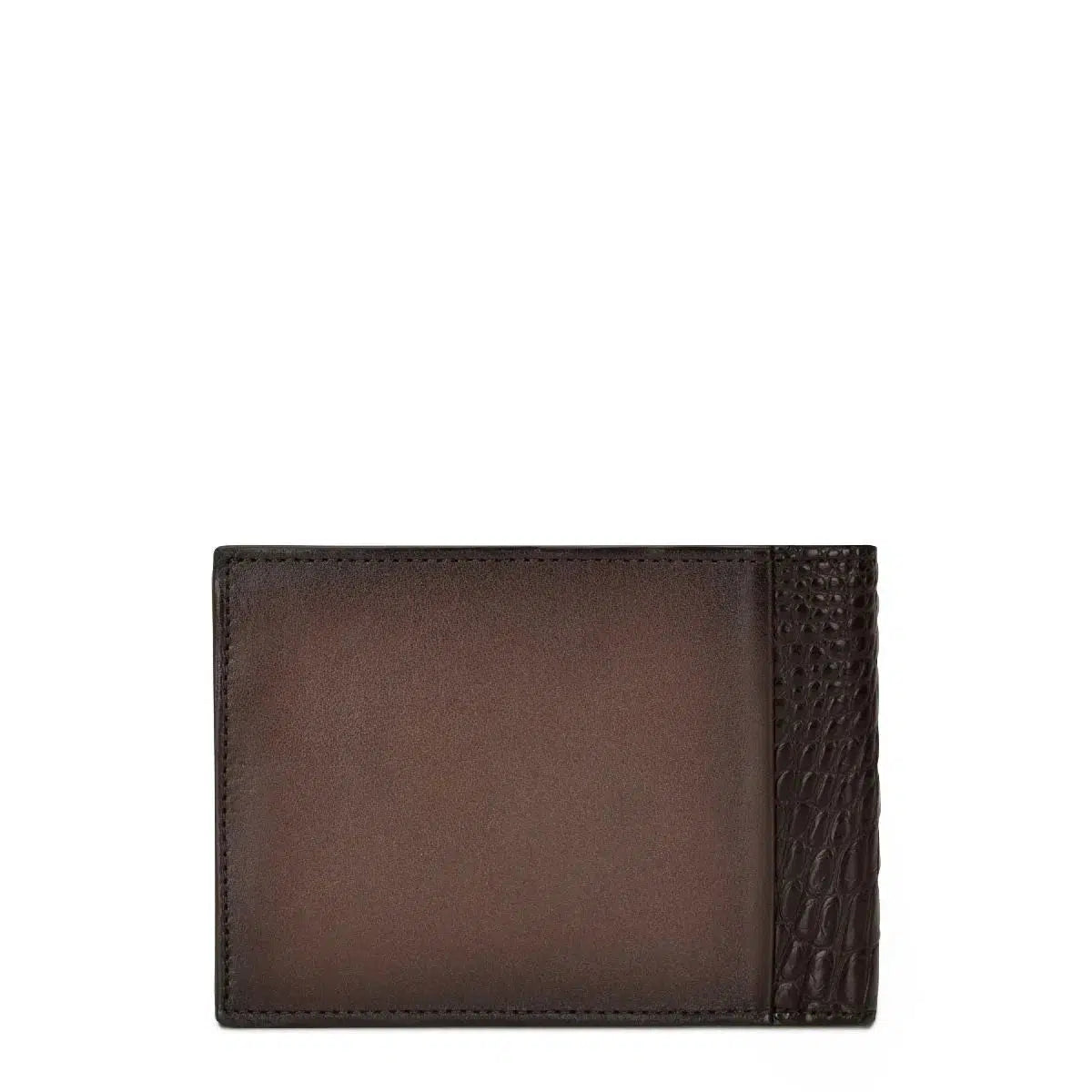 Premium Men's Brown Niloticus Exotic Leather Bifold Wallet - Classic & Stylish - Perfect for Everyday Use, Travel & Business