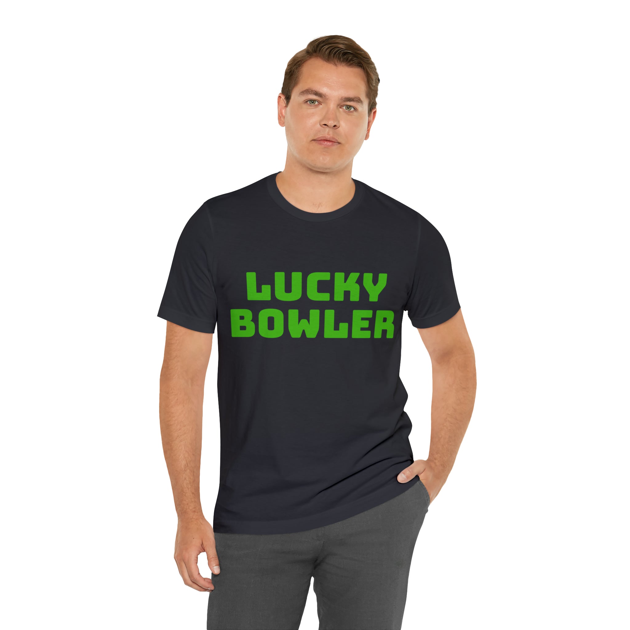 Lucky Bowler Bungee Tee 2023 - Stylish Stretch Golf Polo Shirt for Men - Perfect for Golf, Casual Wear & Outdoor Activities
